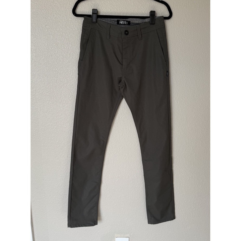 O'Neill Hybrid Mens Pant Size 28 Modern Fit Stretch Dark Gray Pockets